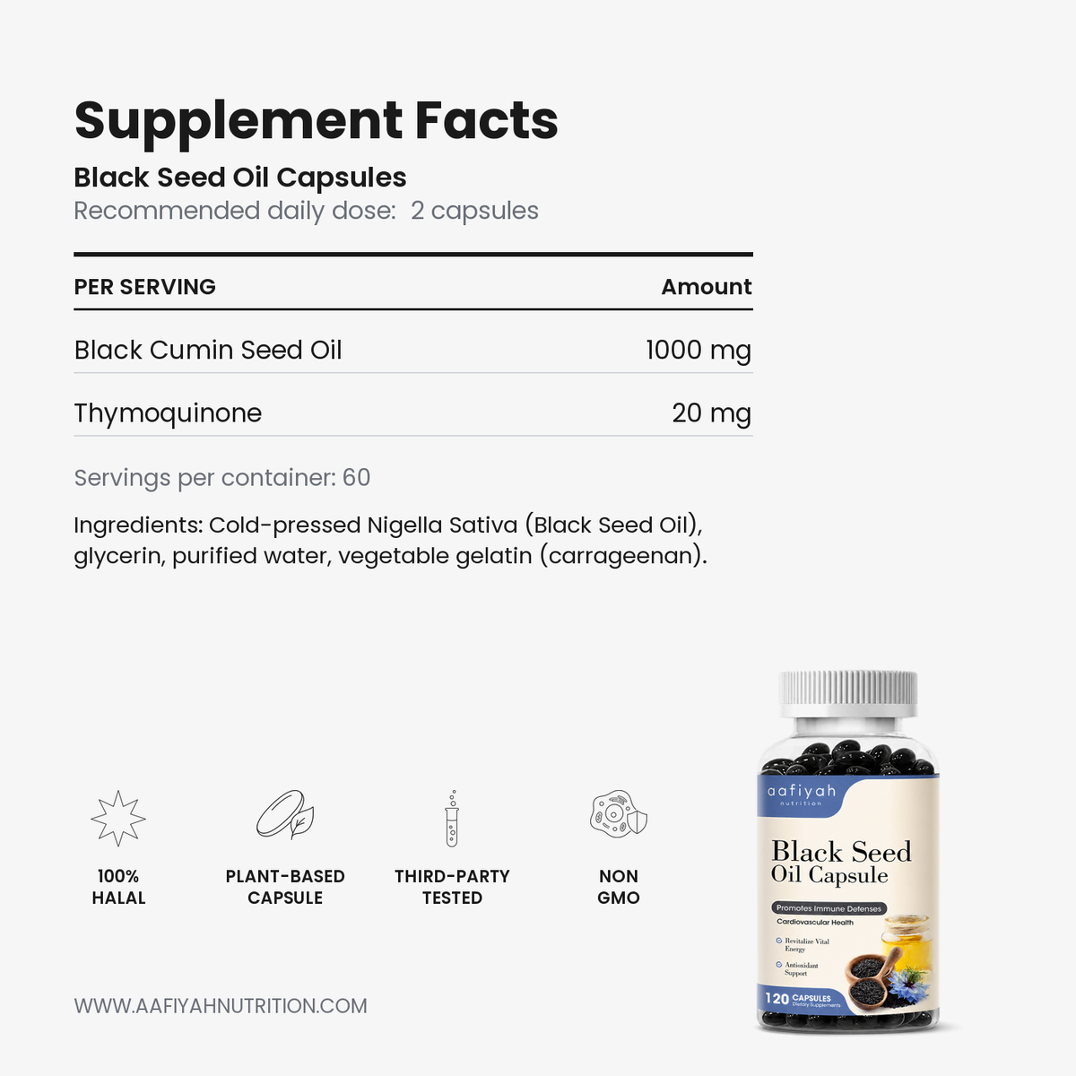 Aafiyah Black Seed Oil Capsules — 03-supplement-facts